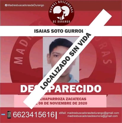 Foto: Madres Buscadoras de Durango. 