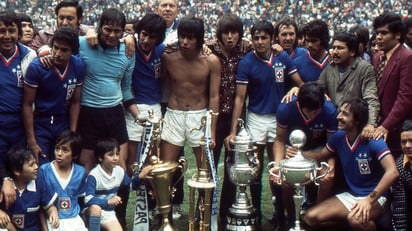 Ningún equipo mexicano ha logrado conseguir tantos títulos en el futbol mexicano como La Máquina entre 1969 y 1974. Foto: Cruz Azul