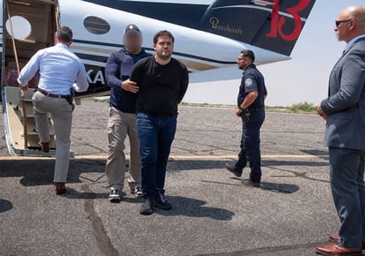 Arresto de Joaquín Guzmán López. / Foto: FBI