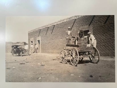 Carreta de elaboración de mezcal, principios de siglo XX (propiedad de Óscar Alonso Castillo Rodríguez).