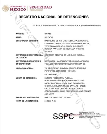 Registro Nacional de Detenciones