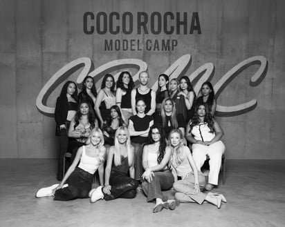 Previo al desfile en el NYFW, Valeria Cuevas reforzó sus técnicas de pasarela en el Coco Rocha Model Camp.