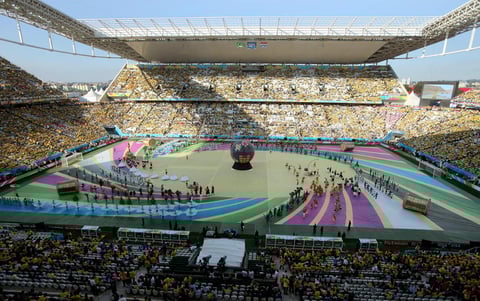 Mundial Brasil 2014 ¡Partido inaugural!