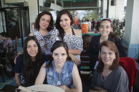 Laura, Fer, Adriana, Lupita, Jessica y Sof&iacute;a.