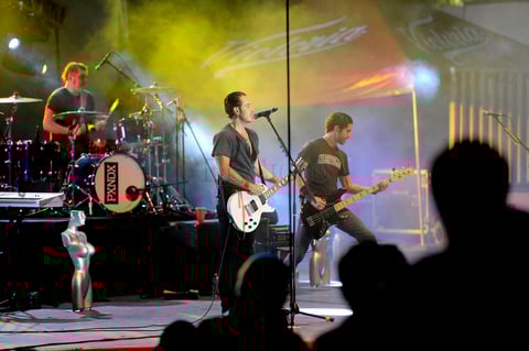 Jos&eacute; Madero Vizca&iacute;no, Arturo Arredondo, Ricardo Trevi&ntilde;o y Jorge V&aacute;zquez, son los integrantes de Pxndx (Panda), la banda originaria de Monterrey, Nuevo Le&oacute;n que se encarg&oacute; de dar vida a la Velaria de la FENADU Villista 2014 dentro del Primer Festival de Rock "Villafest".