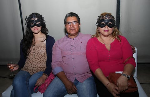 Evangelina, Pedro y Estefanie.