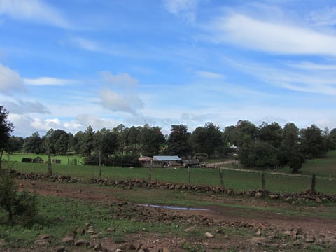 Hermosos paisajes se pueden ver en los alrededores de la comunidad de Santa Lucía.