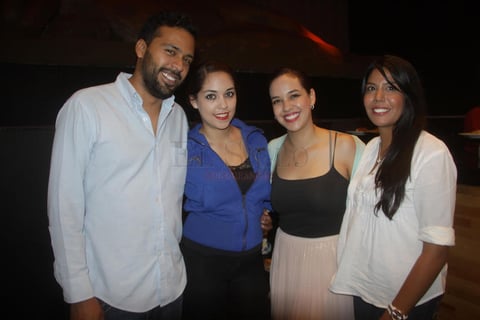 Fede, Andrea, Luli y Karen.