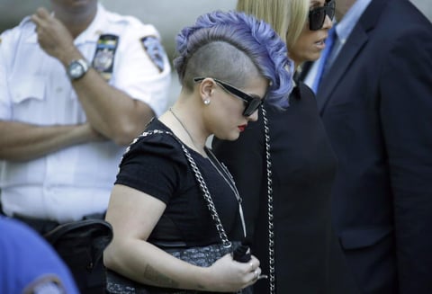 La presentadora de TV Kelly Osbourne.