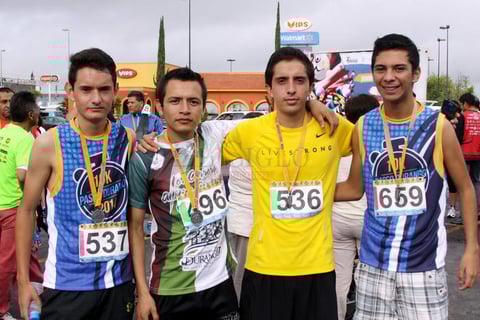 Sebastián, Lenny, David y Alfredo.