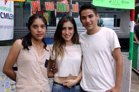 Marlet, Mariana y Josué.