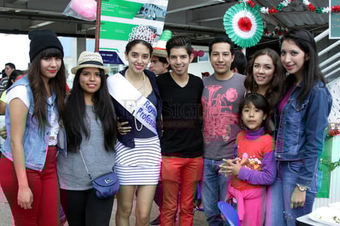 Julieta, Saúl, Mildred, Jocelin, Antonio, Grisel, Zujey y Celeste.