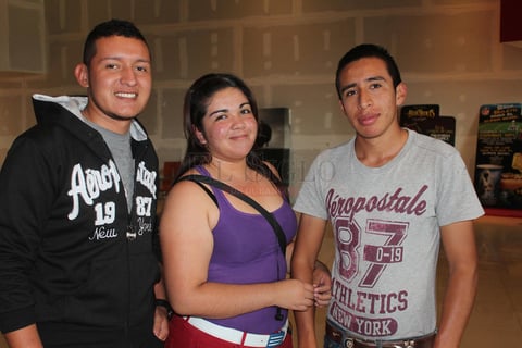 Erik, Anahí y Eduardo.