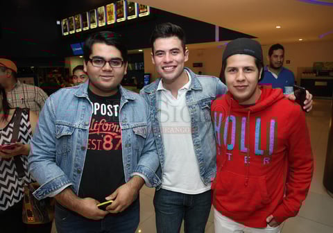 Giovanni, Darío y Alex.