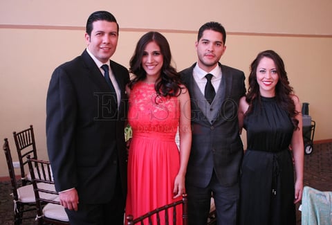 Joaquín Rivera, Daniela Rivera, Héctor Peña y Raquel Hurtado.