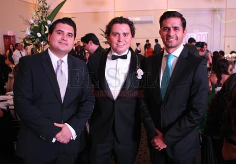 Alberto Vaca, Saulo Herrera y Eduardo Anaya.
