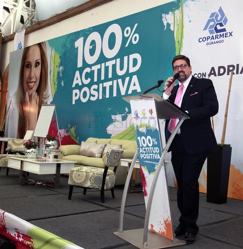 Ing. Felipe Saravia, presidente de Coparmex Durango le dio la bienvenida.