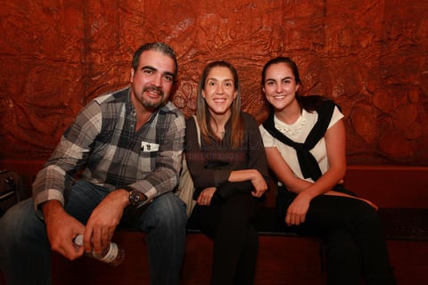 Federico, Rosario y Roxana.
