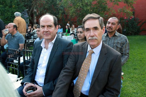 Carlos Gutiérrez y Jorge Saravia.