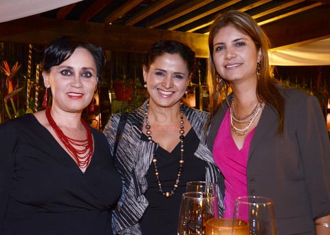 América Herrera, Angélica Hernández y Wendy Bautista.