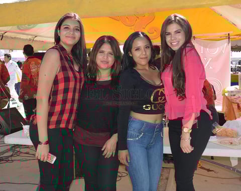 Alondra Díaz, Judith Rodríguez, Lizeth Espinoza y Diana López.