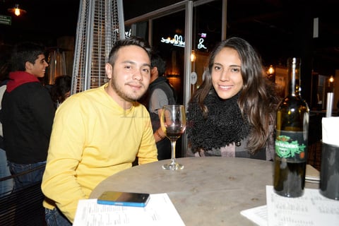 Alvaro Valles y Diana Preza.