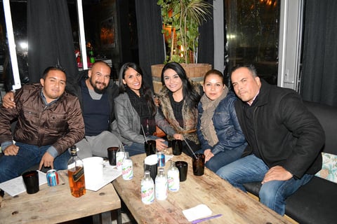 Luis, Cukis, Majul, Sara, Alfredo, Saúl.