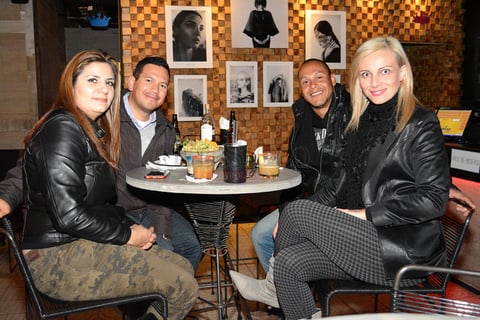 Karime Néder, Guillermo Mathus, Larissa Rivas y Felipe Rivas.