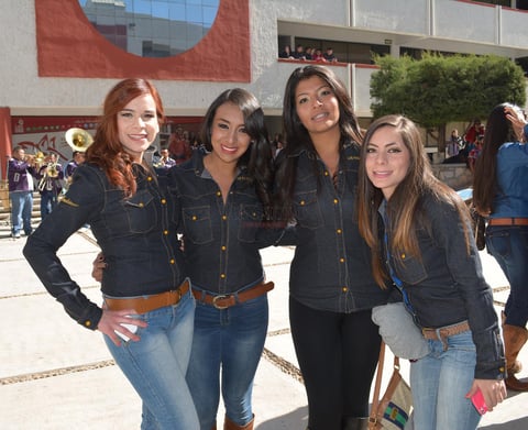 Andrea Vázquez, Paulina Medina, Fernanda Gómez y Alma Carrera.