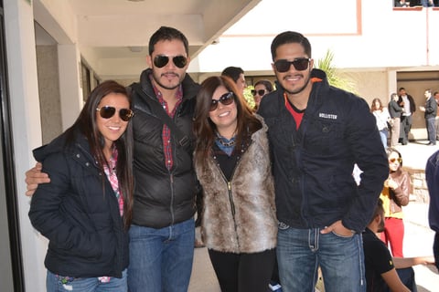 Fer, Omar, Isabel y Daniel.