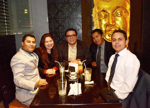 Marco, Esme, Kike, Pedro y Jonnhy