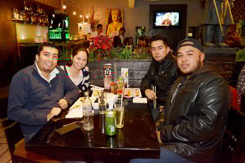 Estefania González, Christian Sosa, Martín Serrano y Miguel Fernández.