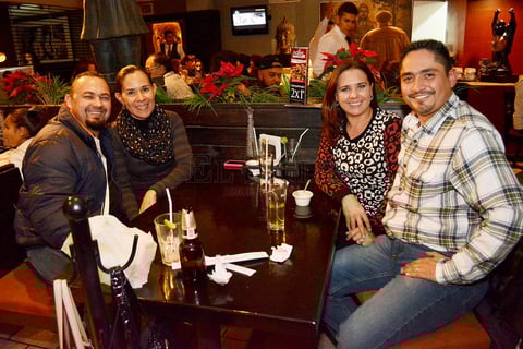 Martha Terrazas, Claudia Patiño, David Rosales y Francisco Castillo.