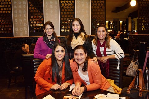 Carolina Nevárez, Valeria Salazar, Dulce Moreno y Belinda Tinoco.