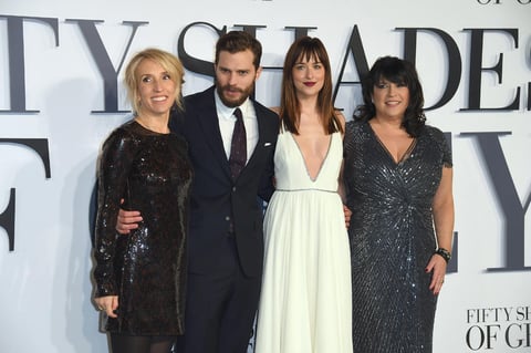 Los protagonistas de la pel&iacute;cula 50 Sombras de Grey, as&iacute; como la directora y la autora de los libros encabezaron el evento en Londres.