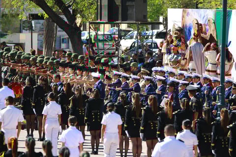 Durante este evento se premi&oacute; a las escoltas de las principales instituciones educativas de Durango y ganadoras del concurso.