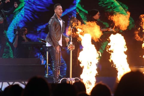 Romeo Santos arras&oacute; en el Festival Internacional de la Canci&oacute;n de Vi&ntilde;a del Mar.