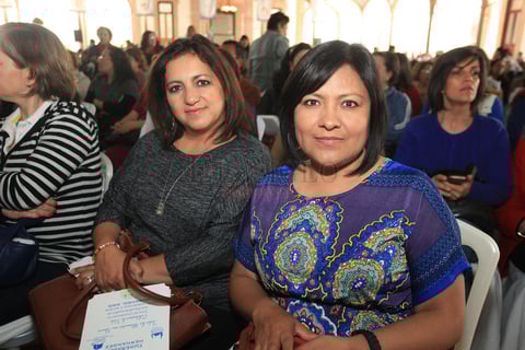 Patricia Martínez y Celina MIreles.