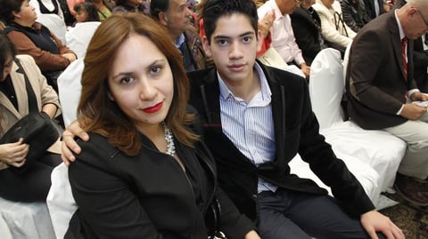 Úrsula de Lara y Damián Lara jr.