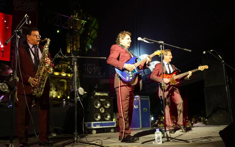 La famosa agrupación, se presento en el sexto día de actividades del Festival Ricardo Flores Castro 2015.