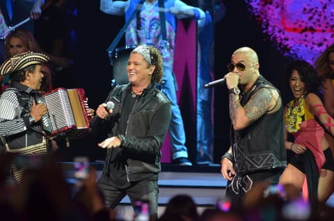 El colombiano Carlos Vives y los puertorrique&ntilde;os Wisin y Daddy Yankee le pusieron sabor, ritmo y buen reggaet&oacute;n a los Premios Billboard de la M&uacute;sica Latina.
