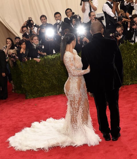 Kim se llev&oacute; a atenci&oacute;n de los fot&oacute;grafos.