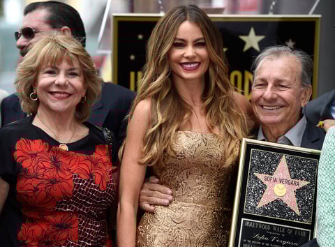 Margarita y Julio Vergara, padres de Sofía, no podían estar ausentes en la ceremonia.