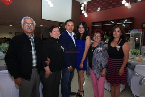 Familiares estuvieron presentes en la recepción.