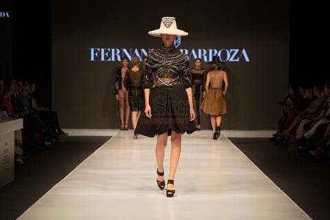 Este es el diseño con el que ganó el año pasado en el Concurso Internacional de Moda y Diseño Creáre.