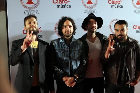 Los Daniels desfilaron por la alfombra roja de Latin Grammy Acoustic Session 2015.