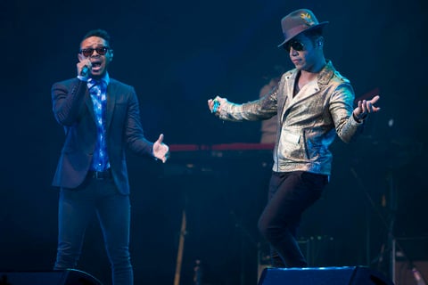 "Estoy agradecido con todos y cada uno de ustedes, as&iacute; me siento en este momento; estoy muy entregado porque quiero ser el mejor artista que puedan ver en el escenario", dijo el cantante a su p&uacute;blico.