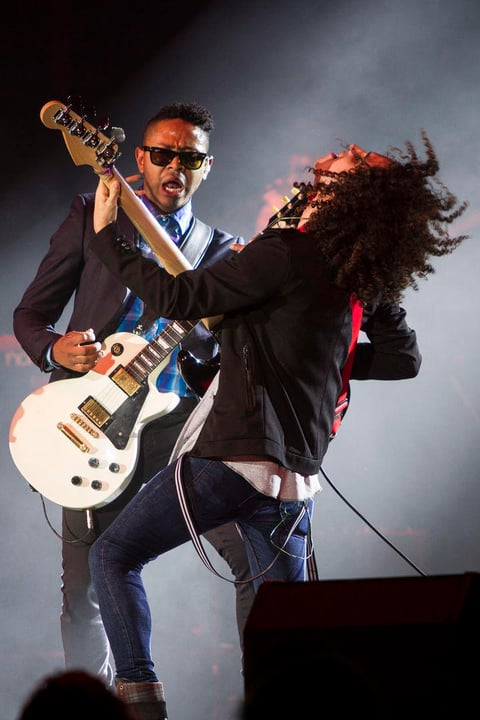 Ambos artistas regalaron momentos &uacute;nicos al respetable.