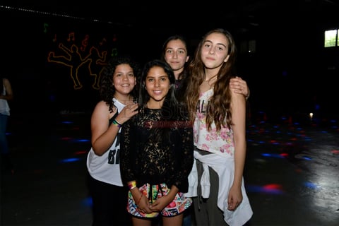 Inolvidable día para Fernanda junto a sus amigas.