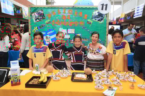 Alejandro Matuk, Nicole Gutiérrez, Victoria Lépez, Regina Ayala y Diego Moreno.